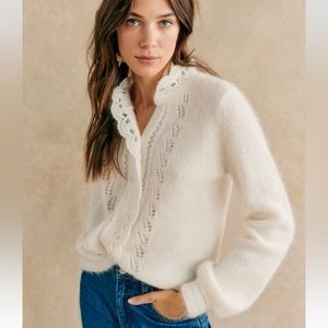 Sezane ecru Angie sweater